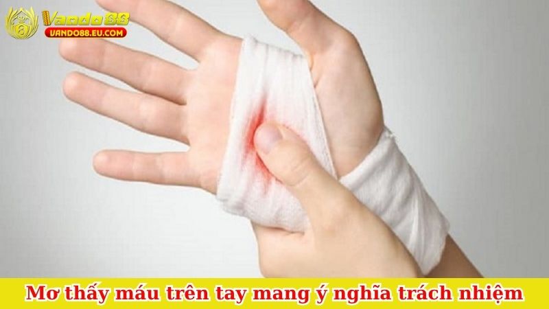 Mơ thấy máu trên tay mang ý nghĩa trách nhiệm