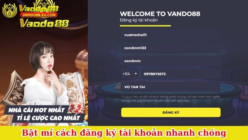 Bật mí cách đăng ký tài khoản nhanh chóng