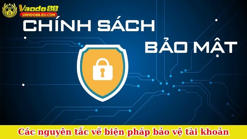 Các nguyên tắc về biện pháp bảo vệ tài khoản